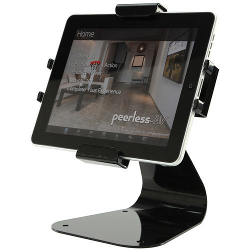 Peerless-AV PTM400S Universal Desktop Tablet Mount with Security Hardware (Black)
