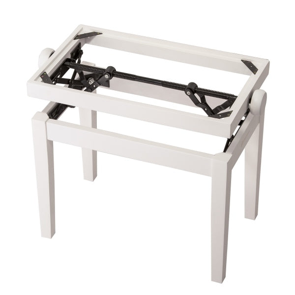 K&M 13710 Wooden Piano Bench Base (Matte White)