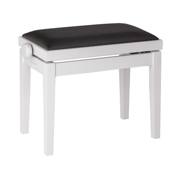 K&M 13710 Wooden Piano Bench Base (Matte White)