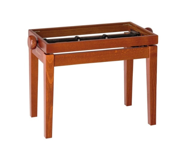 K&M 13740 Wooden Piano Bench Base (Matte Cherry)