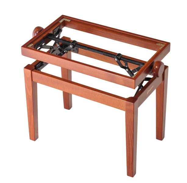 K&M 13740 Wooden Piano Bench Base (Matte Cherry)
