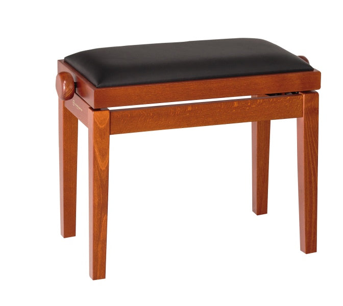 K&M 13740 Wooden Piano Bench Base (Matte Cherry)