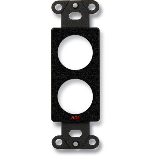 RDL DB-D2 Double plaque pour le connecteur standard et spécialisé
