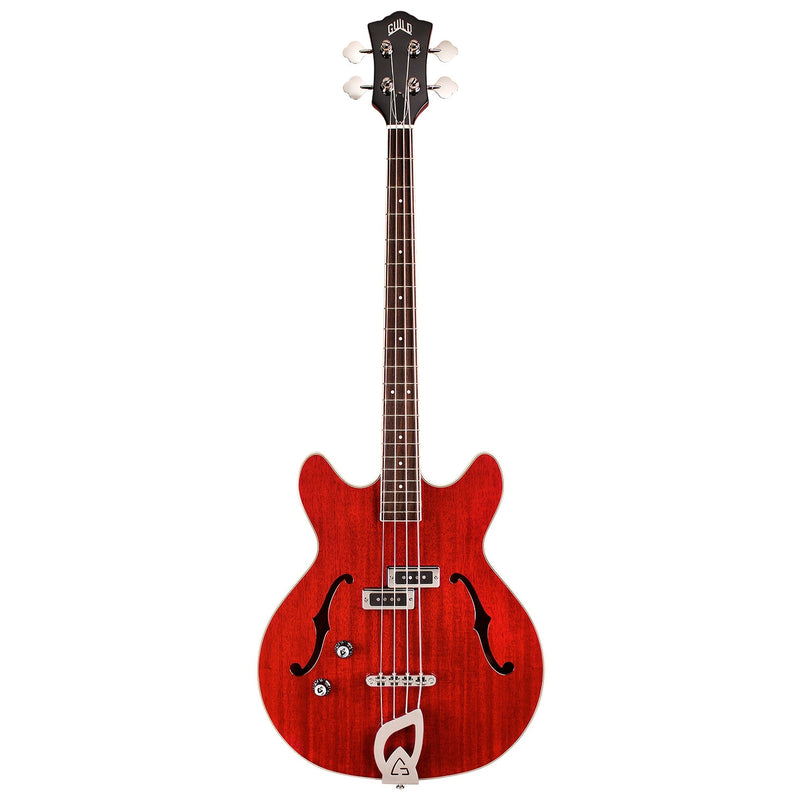 Guild STARFIRE I Left-Handed Electric Bass (Cherry Red) (USED