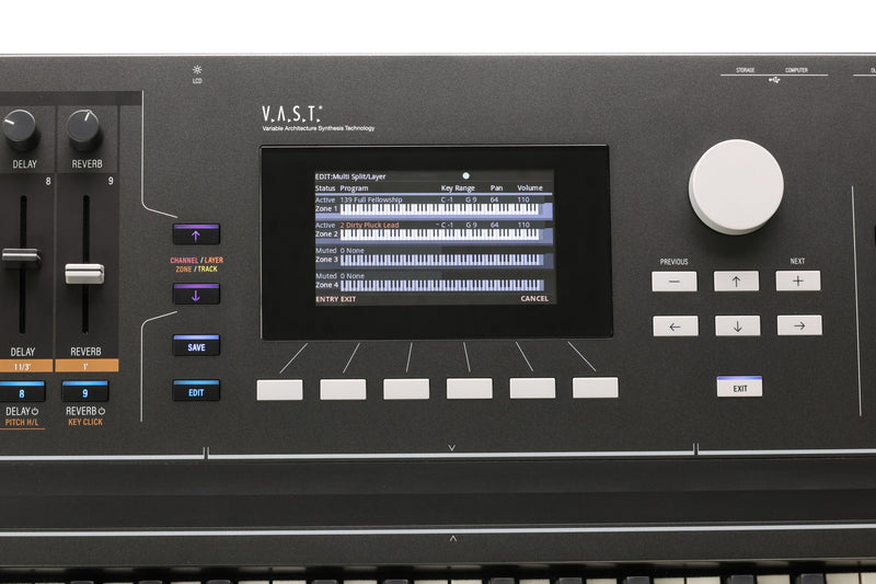 Kurzweil K2088 V.A.S.T. Synthesizer Workstation - 88 Key