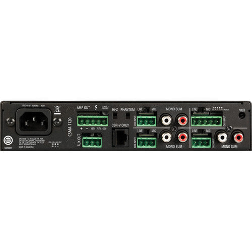 JBL CSMA1120 Commercial Series Mixer Amplifier - 1x120W