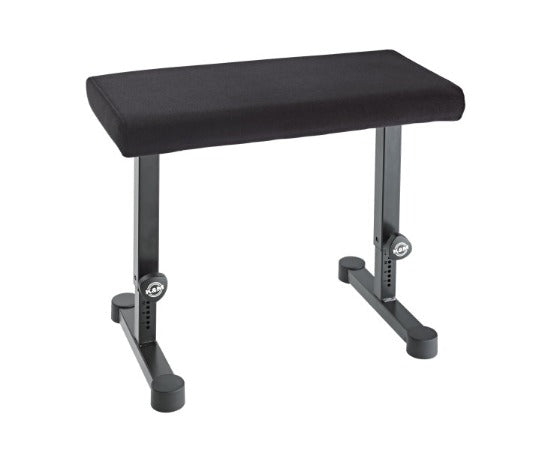 K&M 14086 Banc de piano avec siège en tissu et échelle gravée