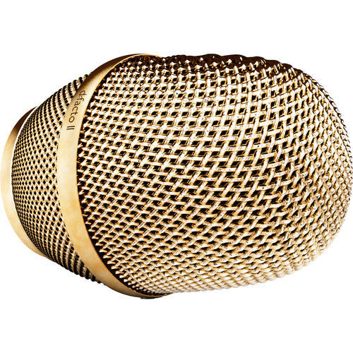 DPA Microphones DUA0710G d:facto II Grille extérieure et assemblage pour microphone vocal portable (Or)