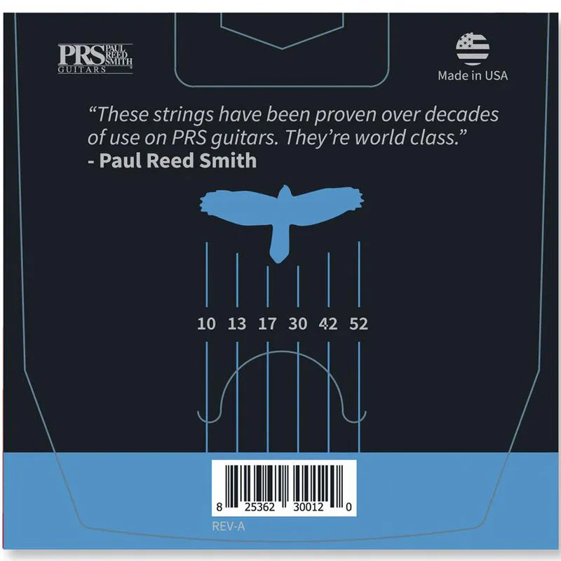 PRS Classic Electric Guitar Strings - Light Top Heavy Bot .010 - .052