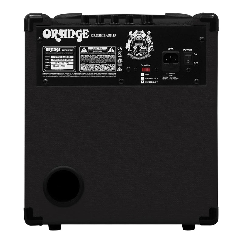 Orange CRUSH BASS 25-BK 1x8" 25W Bass Amplifier Combo - Black