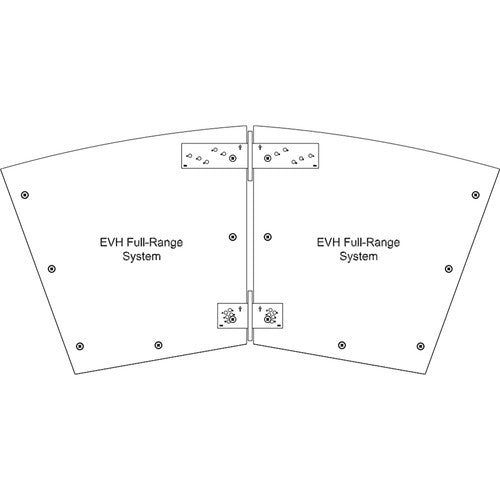 Electro-Voice HRK-3W Horizontal Rigging Kit For EVH Series Loudspeakers (White)
