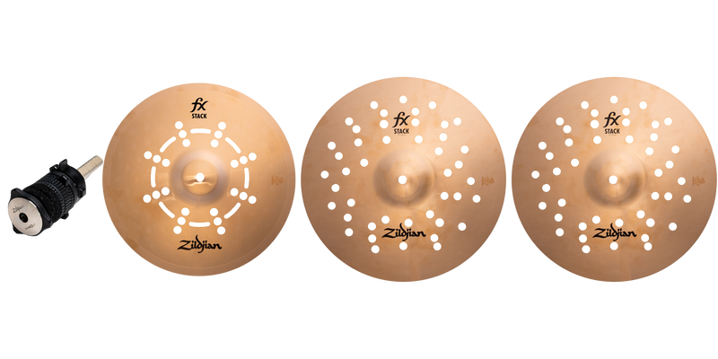 Zildjian FXSTK14 FX Splash 3-Cymbal Stack - 14"
