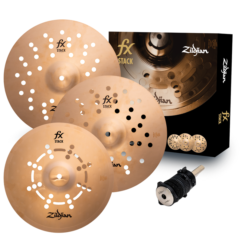 Zildjian FXSTK14 FX Splash 3-Cymbal Stack - 14"