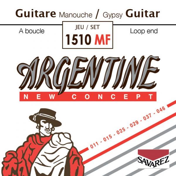 Savarez 1510MF Argentine Loop End Acoustic Jazz Guitar Set - Light Tension