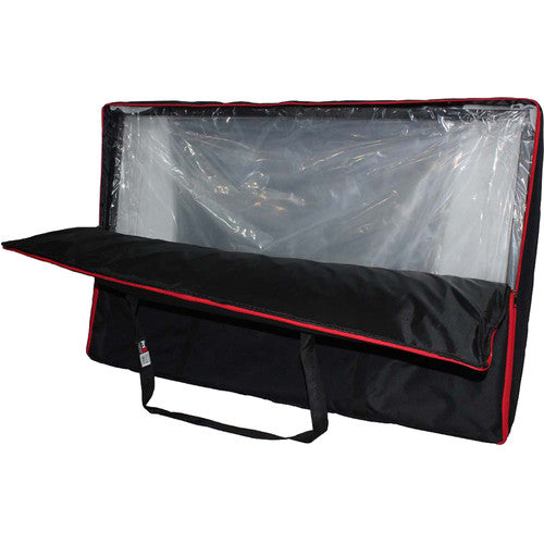 ProX XF-4X3048BMK2 4 Panel DJ Facade (Black Frame)