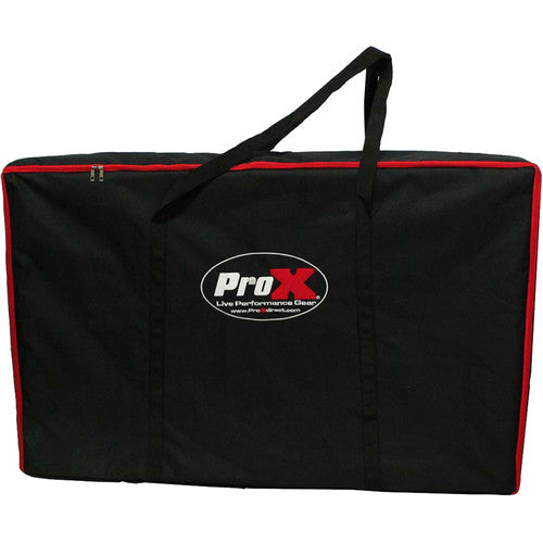 ProX XF-4X3048BMK2 4 Panel DJ Facade (Black Frame)