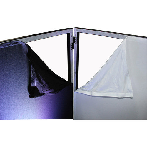 ProX XF-4X3048BMK2 4 Panel DJ Facade (Black Frame)