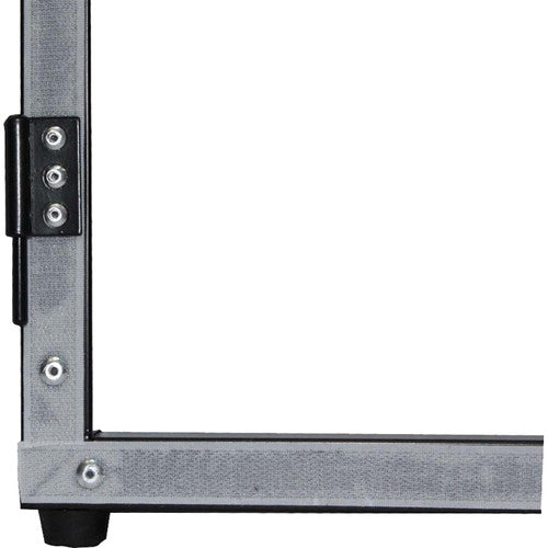 ProX XF-4X3048BMK2 4 Panel DJ Facade (Black Frame)