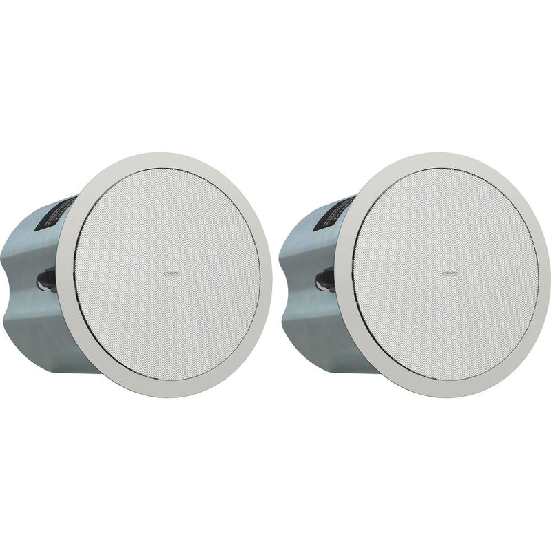 Tannoy CMS603DC-BM Blind Mount Full-Range Ceiling Loudspeaker with Dual-Concentric Driver (Pair, White) - 6" (DEMO)