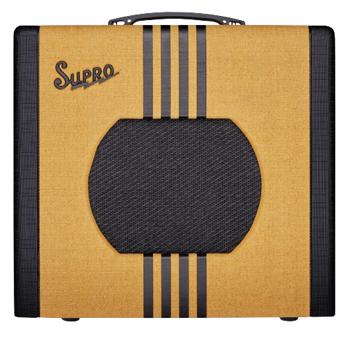 Supro 1820RTB Delta King 10 1x10" 5W Tube Combo Amp - Tweed and Black