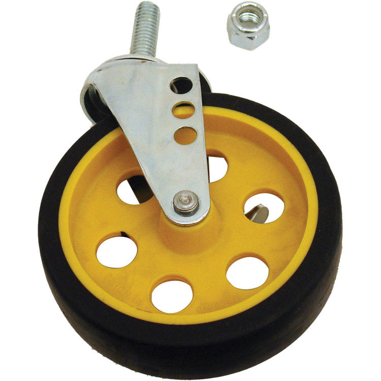 Rock-N-Roller RCSTR5X125 Caster with Brake for R8 and R10 Carts (2-Pack) - 5 x 1.25"