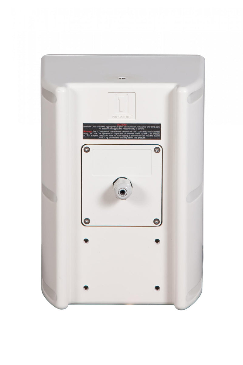 One Systems 104.HTH-WHITE Direct Weather High Performance Platinum Hybrid Series Loudspeaker - 4.5" (White)