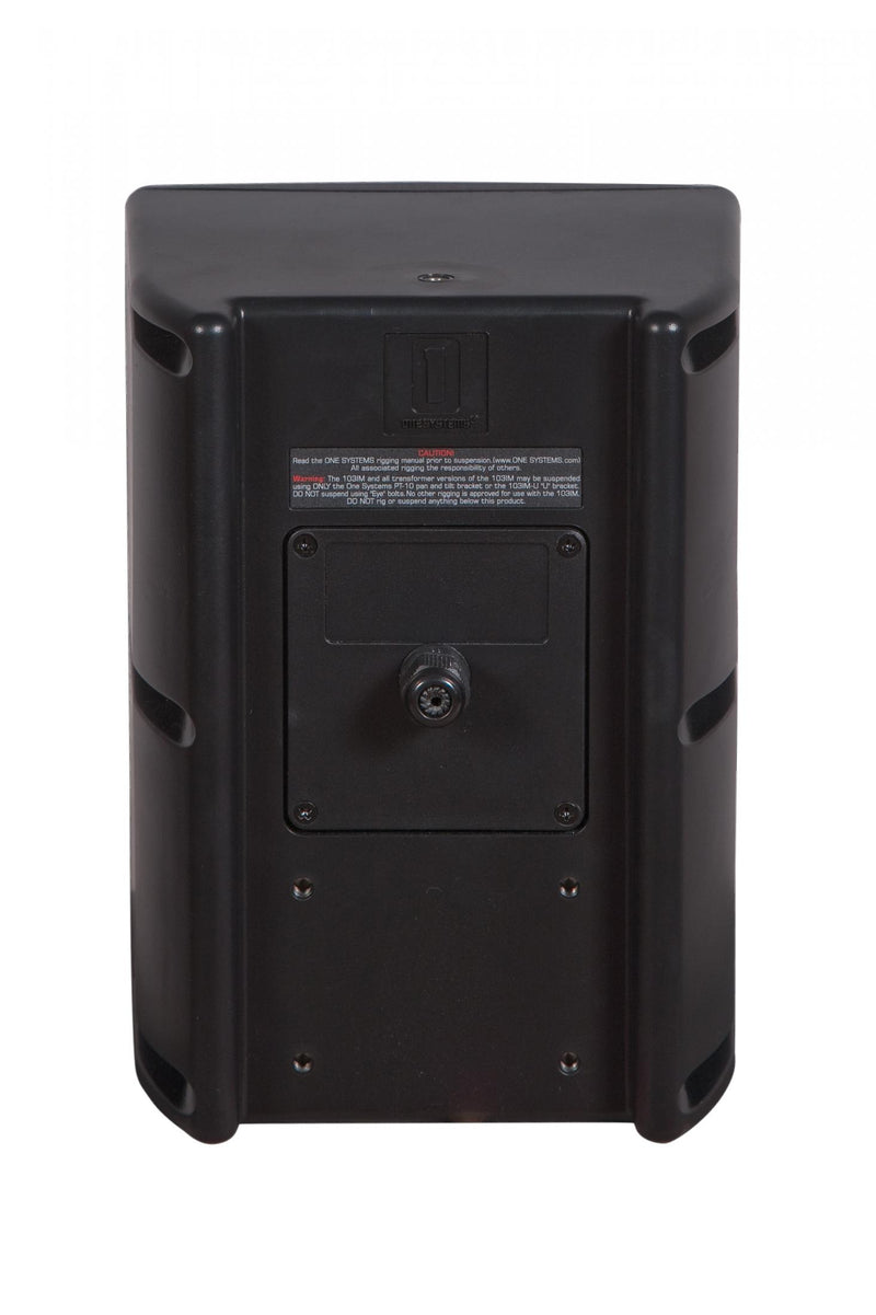 One Systems 104.HTH-BLACK Direct Weather High Performance Platinum Hybrid Series Loudspeaker System - 4.5" (Black)