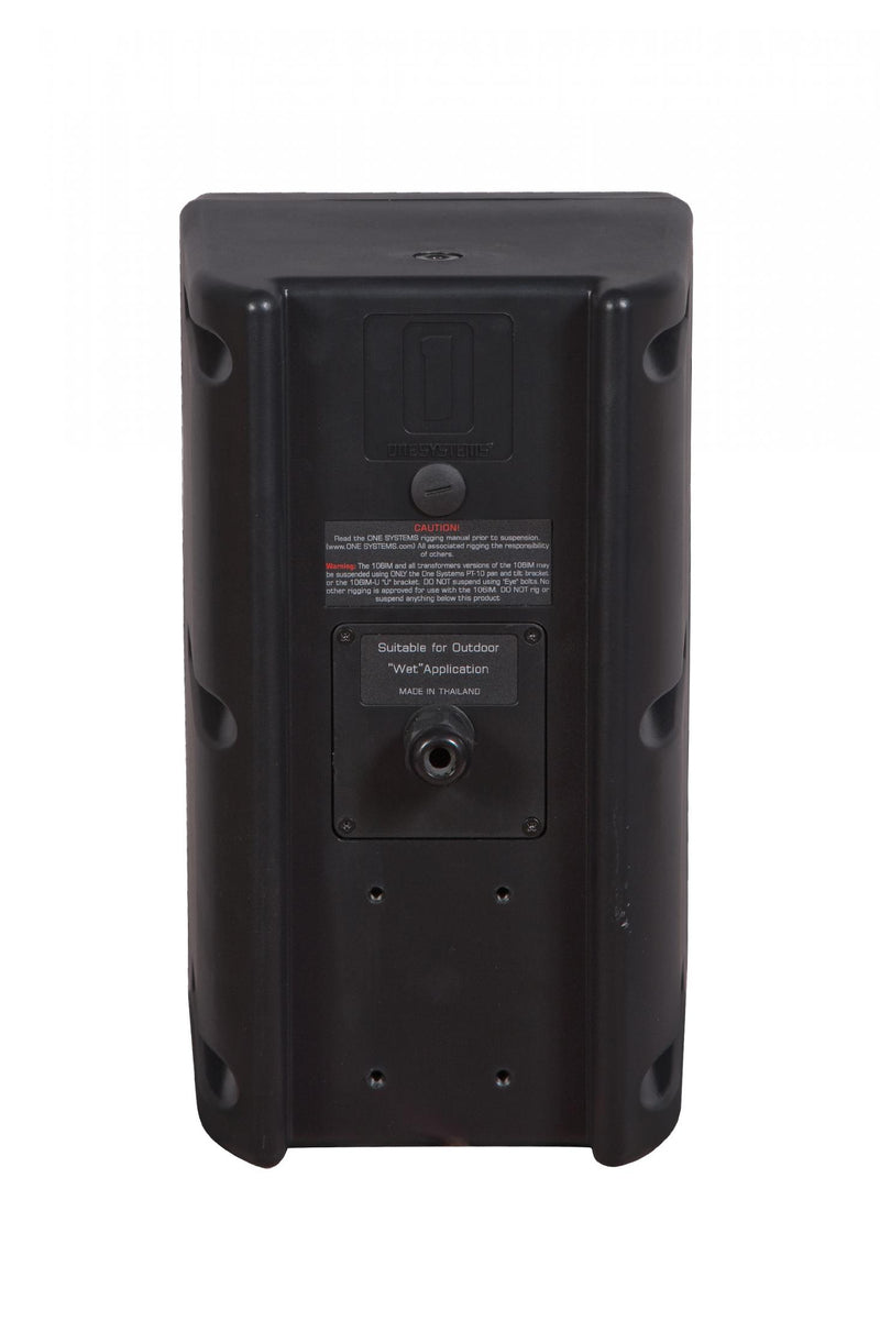One Systems 106.HTH Direct Weather High Performance Loudspeaker System - 6" (Black)