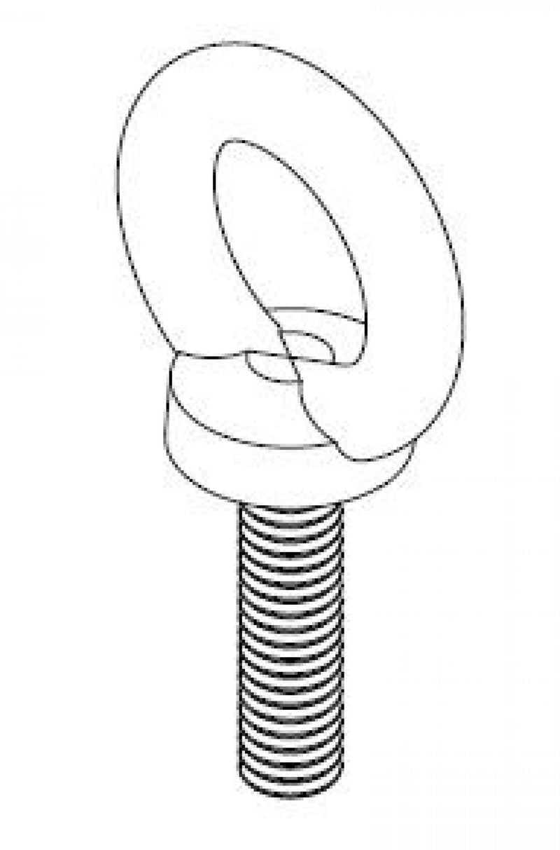 One Systems M8.EYEBOLTKIT.M M8 316 Grade (Marine) Eyebolt 4-Pack