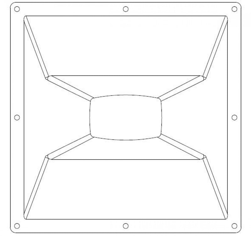 One Systems ET105X60 HORN 105x60 Rotatable Horn For 112.HTH