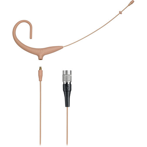 Audio-Technica BP892xCW-TH Oreillette omnidirectionnelle et câble détachable avec connecteur cW (Beige)