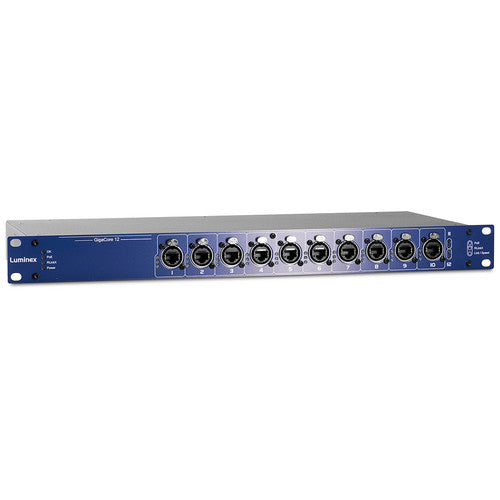Luminex LU0100036 GigaCore 12 Gigabit Ethernet Switch (12 RJ45 Ports)