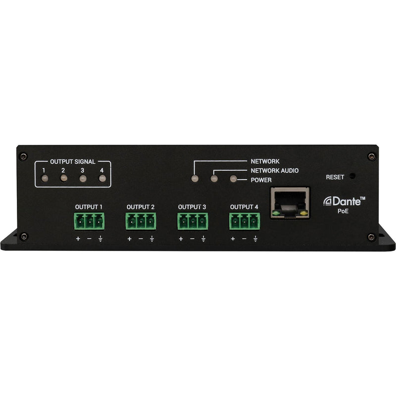 AtlasIED IED1544AIO-D 4 x 4 Analog-to-Dante I/O Module