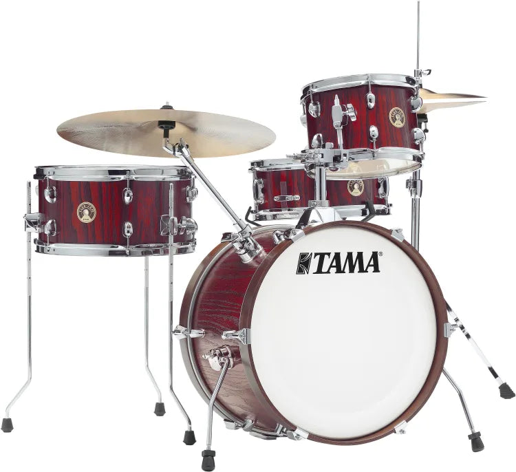 Tama LJL48SSBE 4-Piece Shell Pack With Snare (Satin Burgundy Elm)