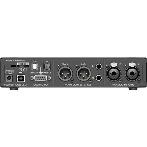 RME ADI-2 Pro FSR BE Reference AD/DA Converter w/Extreme Power Headphone Amplifiers and Remote (Black Edition)