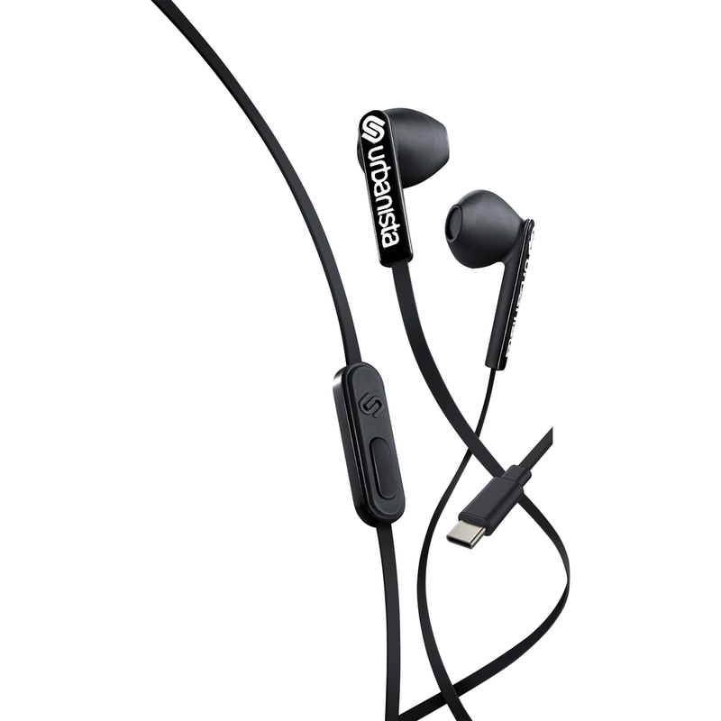 Urbanista SAN FRANCISCO USB-C Ear-Pod Wired Headphone (Midnight Black)