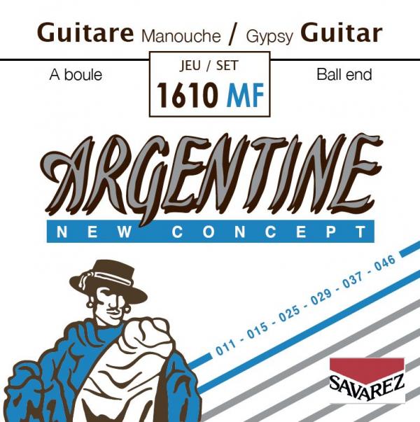 Savarez 1610MF Argentine Ball End Acoustic Jazz Guitar Set - Light Tension