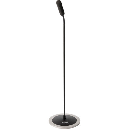 DPA Microphones 4098 CORE Supercardioid Tabletop Microphone w/17" Gooseneck, Base, and XLR Male Connector (Black)
