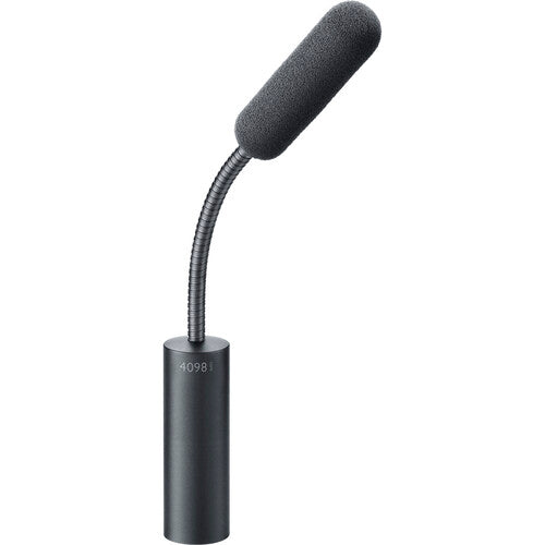 DPA Microphones 4098 CORE Microphone supercardioïde avec perche de 8" avec col de cygne complet et connecteur XLR (noir)