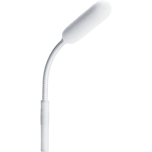 DPA Microphones 4098 CORE Microphone supercardioïde avec col de cygne complet et connecteur Microdot – Perche 6" (Blanc)
