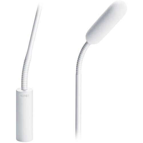 DPA Microphones 4098 CORE Microphone supercardioïde avec col de cygne supérieur et inférieur et connecteur XLR - Perche 18" (Blanc)