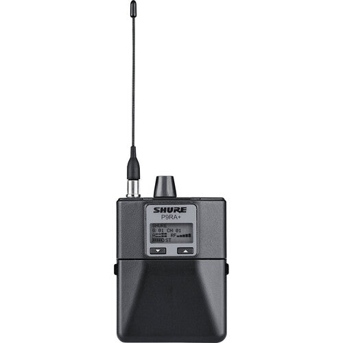 Shure P9RA+-H21 Wireless Bodypack Receiver For PSM 900 In-Ear Personal Monitoring System (H21: 542 to 578 MHz)