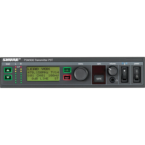 Shure P9T-H21 Wireless Transmitter for PSM 900 In-Ear Personal Monitoring System (H21: 542 to 578 MHz)