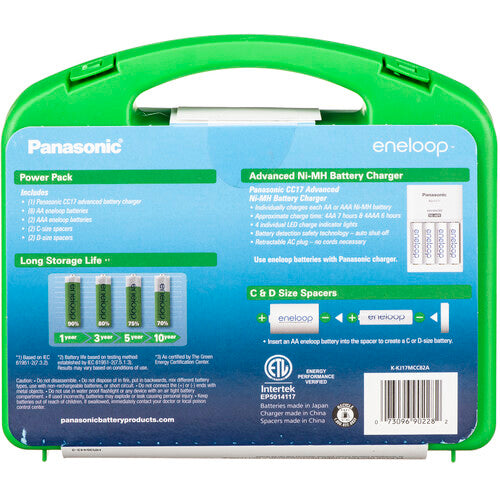 Panasonic Eneloop KKJ17MCC82A Power Pack Kit