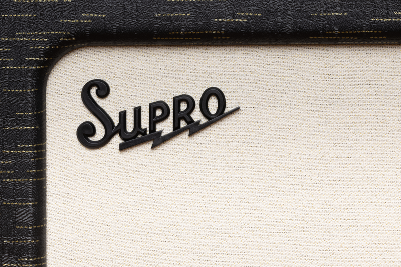 Supro 1620RCBLK Delegate Custom 1 x 12-inch 25-watt Tube Combo Amplifier (Black)