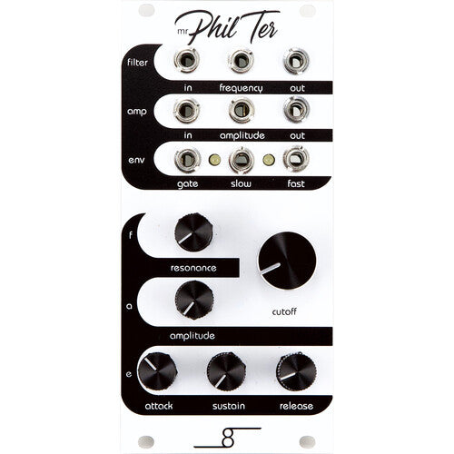 iConnectivity Cre8audio MR PHILTER VCA, Envelope Generator, and Ladder Filter Eurorack Module (12 HP)