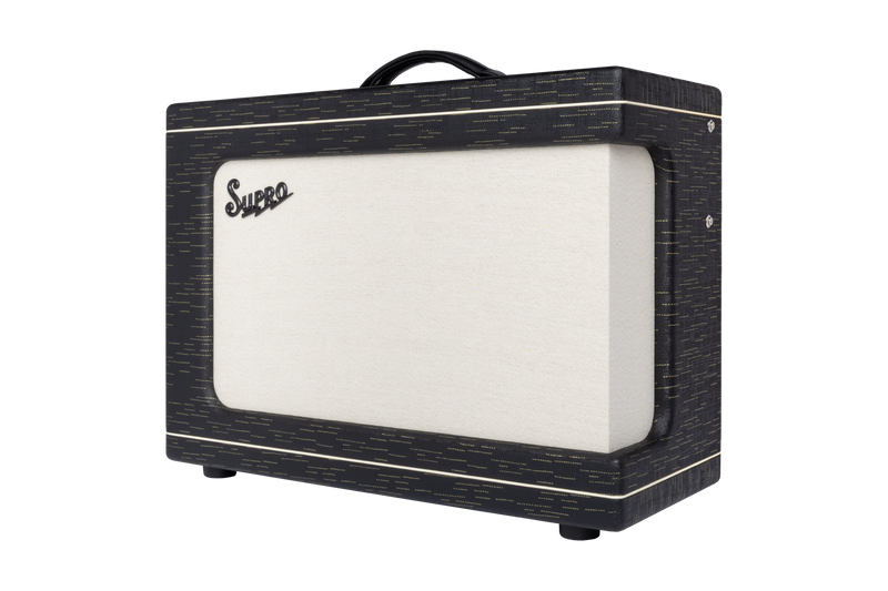 Supro 1630RCBLK Ambassador Custom 2 x 10-inch 50-watt Tube Combo Amplifier (Black)