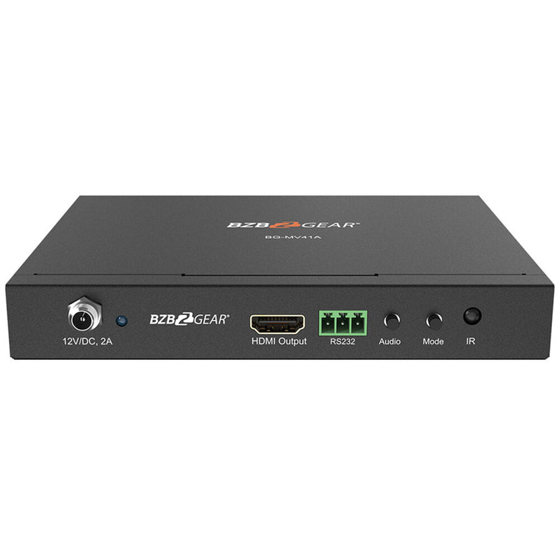 BZB Gear BG-MV41A 4x1 Quad Multiviewer With Seamless Switching