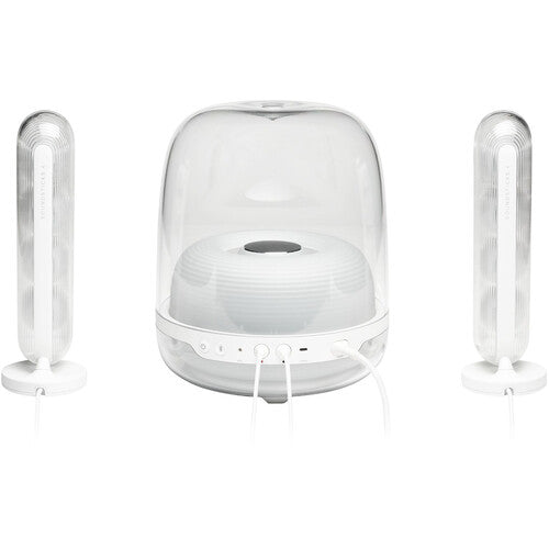 Harman Kardon HKSOUNDSTICK4WHTAM SoundSticks 4 Système de haut-parleurs Bluetooth sans fil 2.1 (Blanc)