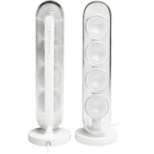 Harman Kardon HKSOUNDSTICK4WHTAM SoundSticks 4 Système de haut-parleurs Bluetooth sans fil 2.1 (Blanc)